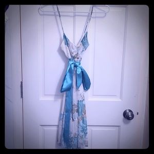 Beautiful Blue Floral dress by Kitty